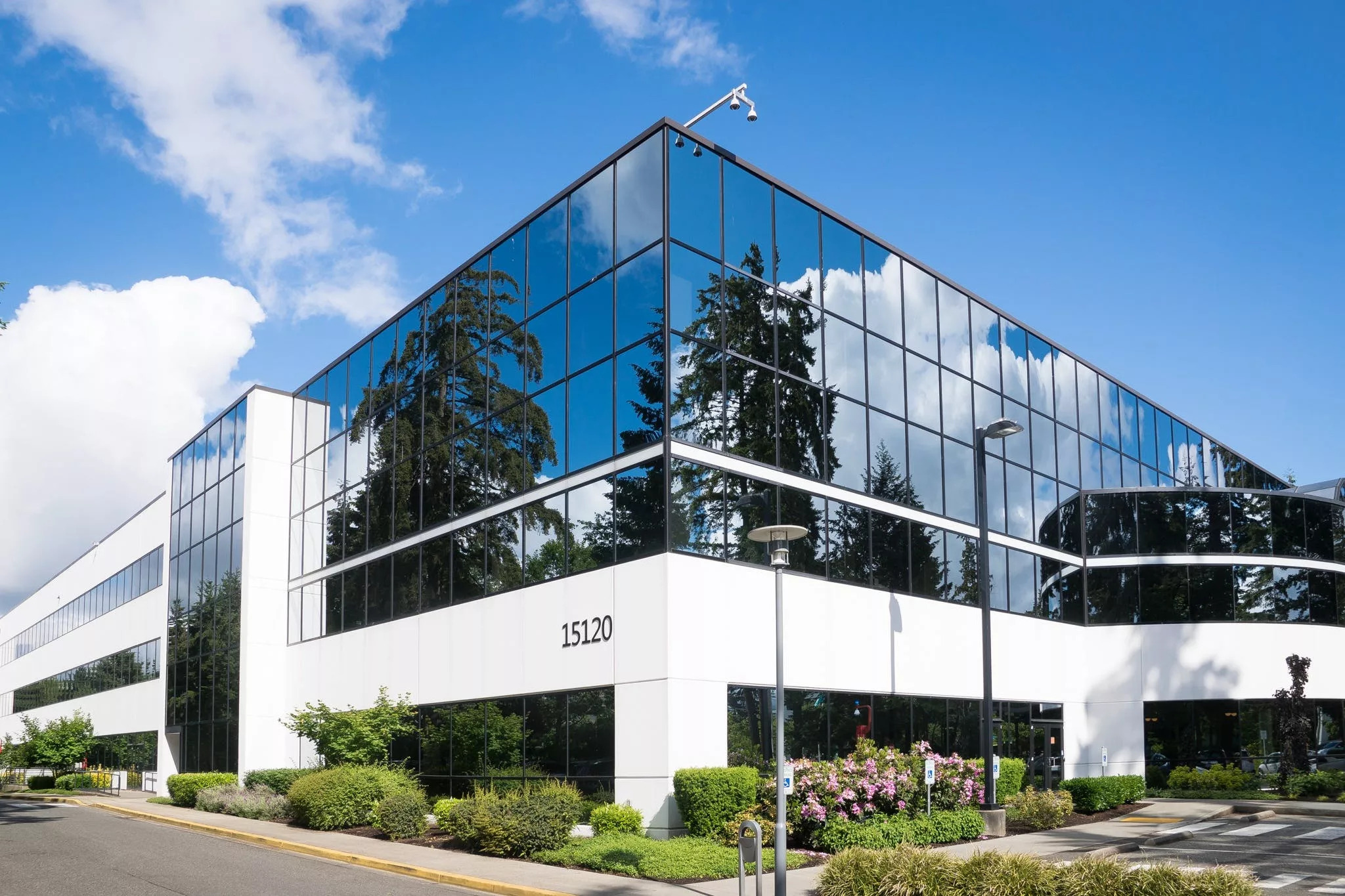 Commercial building exterior